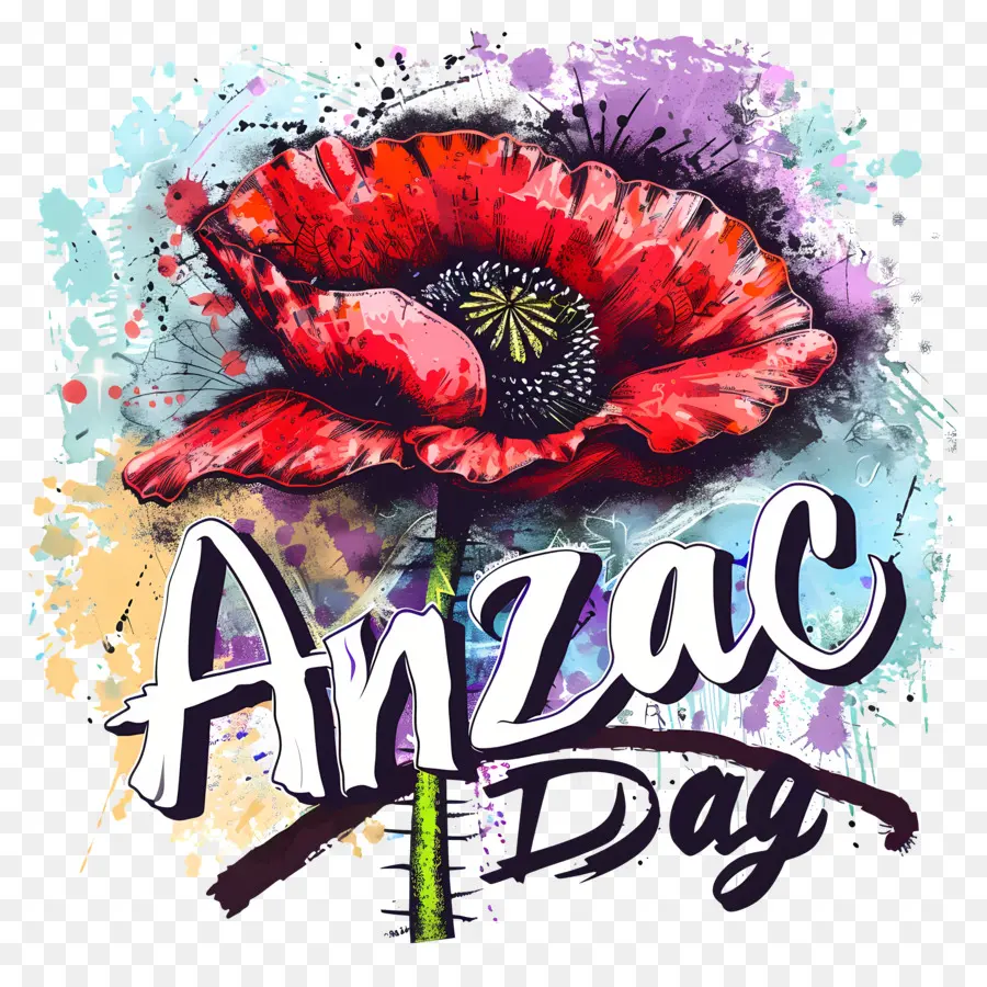 Día De Anzac，Amapola Del Día De Anzac PNG