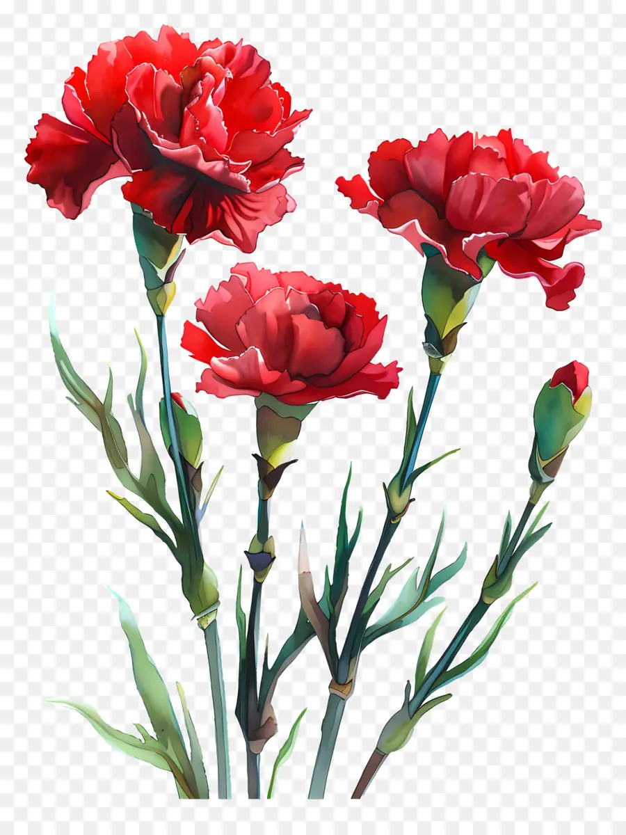 Clavel，Claveles Rojos PNG