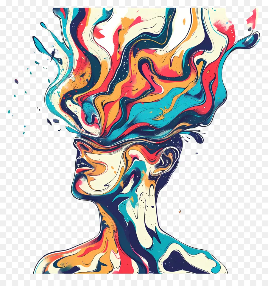 Mental，Colores Vibrantes PNG