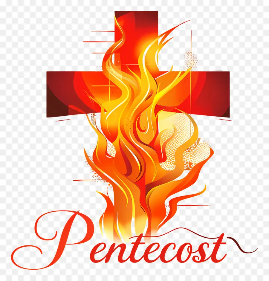 Pentecostés，Cruz Ardiente PNG