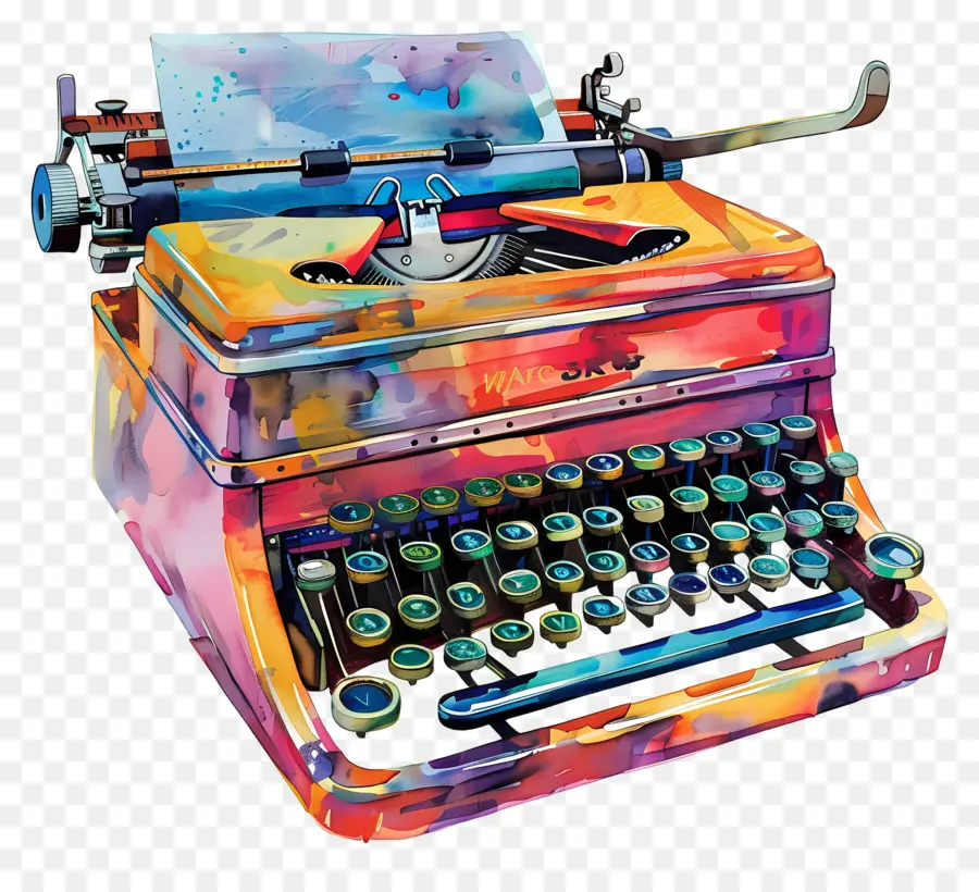 Máquina De Escribir，Máquina De Escribir Vintage PNG