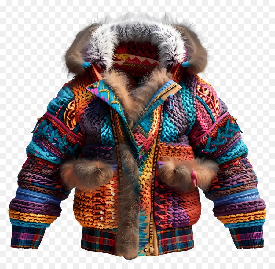 Chaqueta De Invierno，Chaqueta Colorida PNG