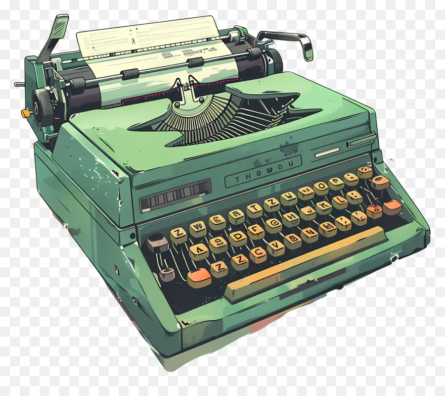 Máquina De Escribir，Máquina De Escribir Vintage PNG