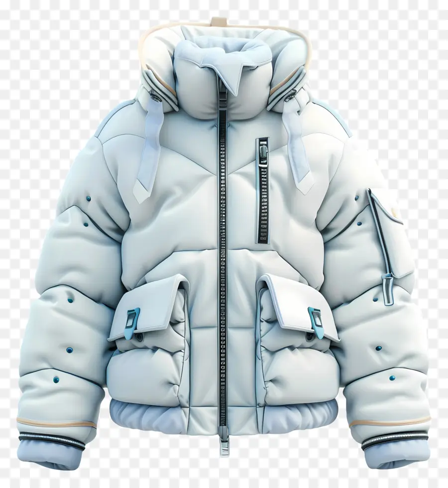 Chaqueta De Invierno，Chaqueta Blanca PNG