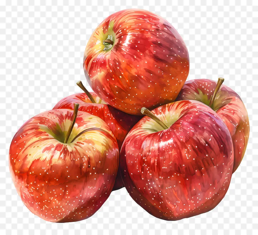 Manzanas De La Gala，Las Manzanas Rojas PNG