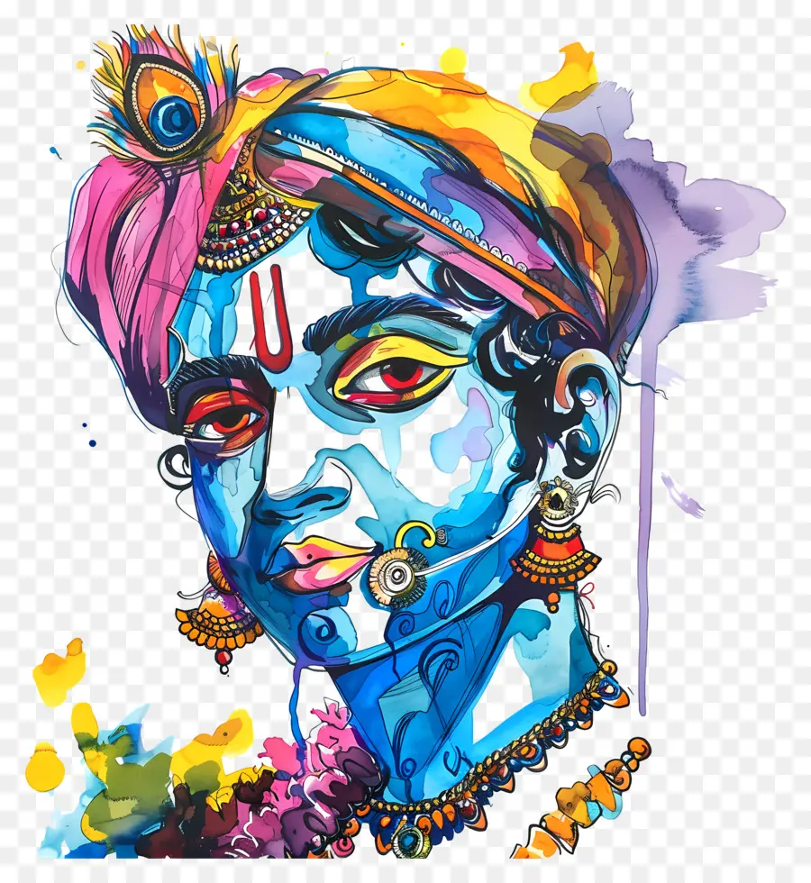 Krishna，El Señor Krishna PNG