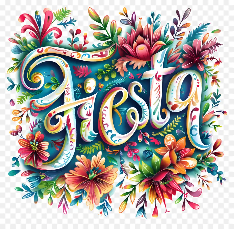 Fiesta，Diseño Floral PNG