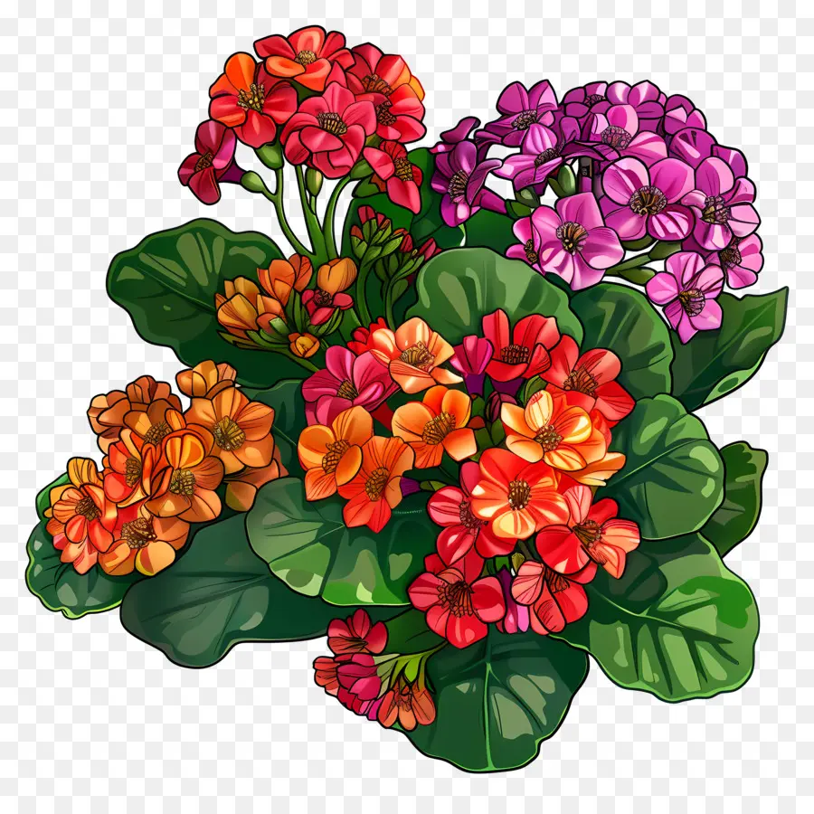 Planta De Kalanchoe，Flores De Color Púrpura PNG