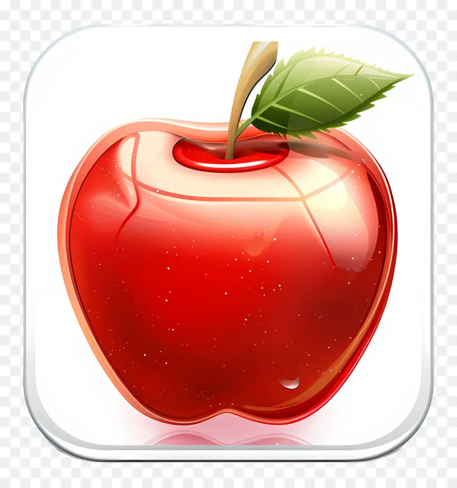 Increíble Icono，Manzana Roja PNG