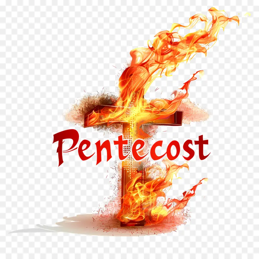 Pentecostés，Cruz De Pentecostés PNG