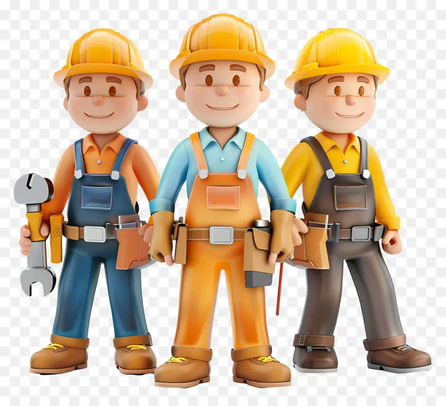 El Día Del Trabajo，Los Trabajadores De La Construcción PNG