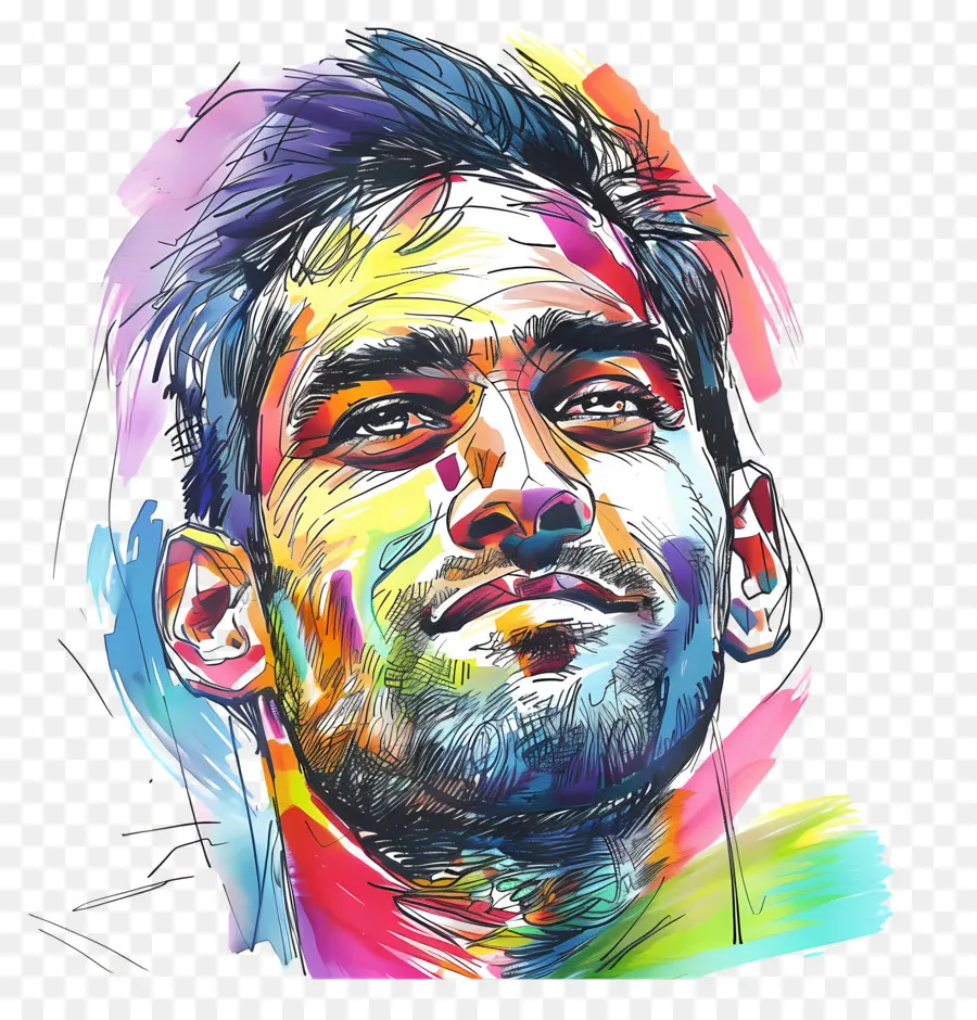 Dhoni，Retrato PNG