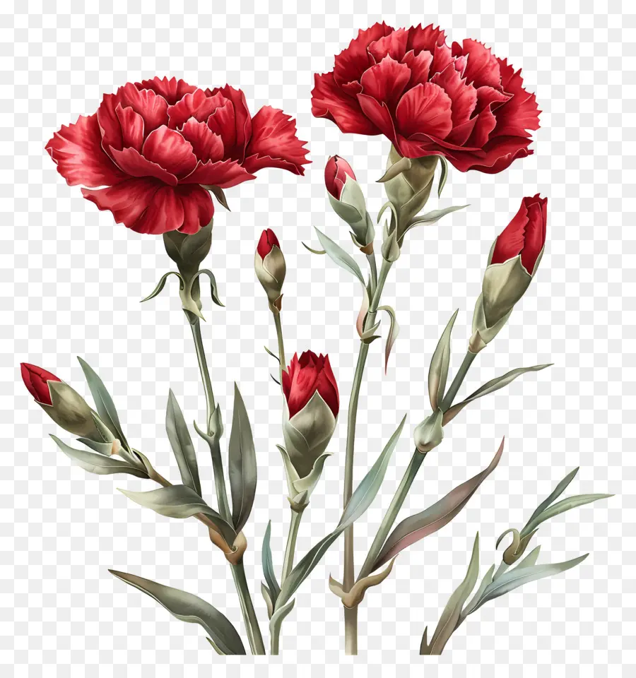 Clavel，Claveles Rojos PNG