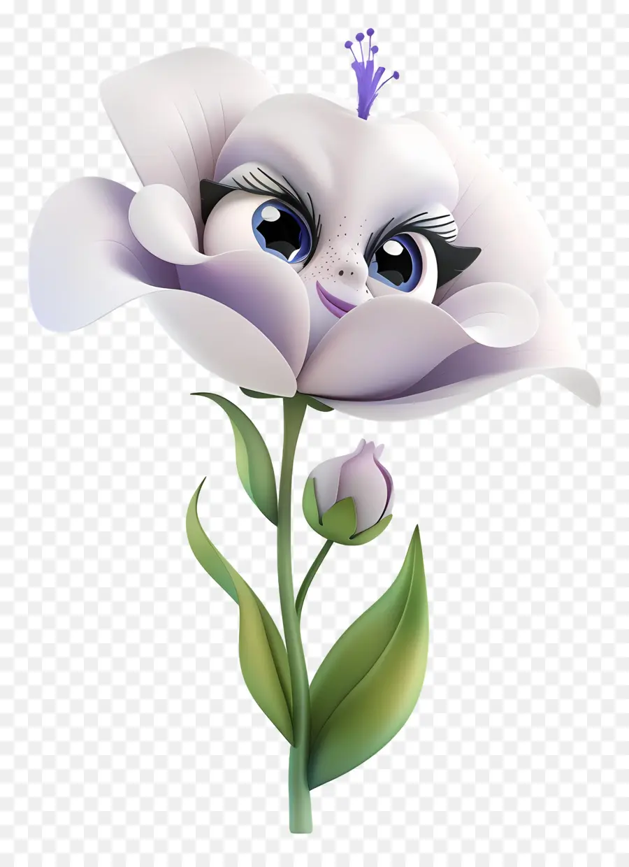 Flores De Dibujos Animados 3d，Cartoon Flower PNG