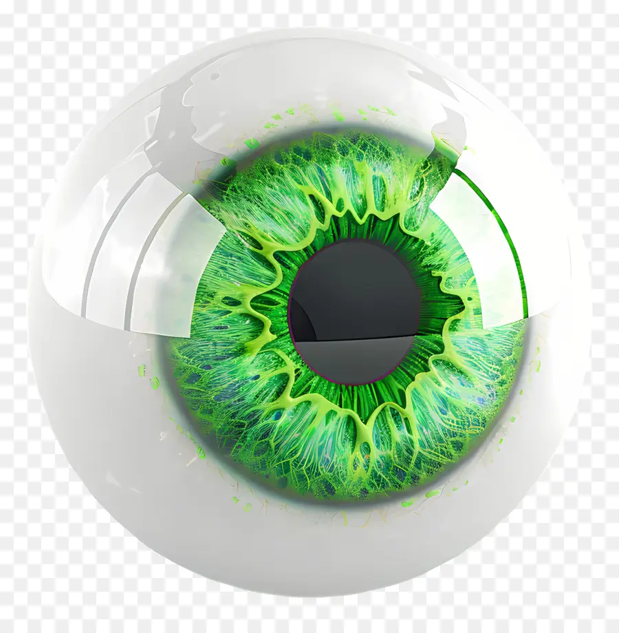 Globo Del Ojo，Ojo Verde PNG