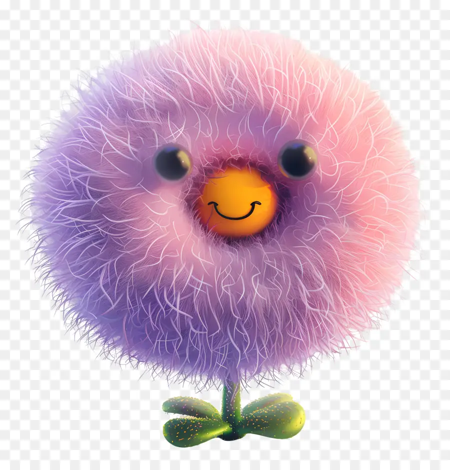 Cartoon Fuzzy，Animal De Peluche PNG