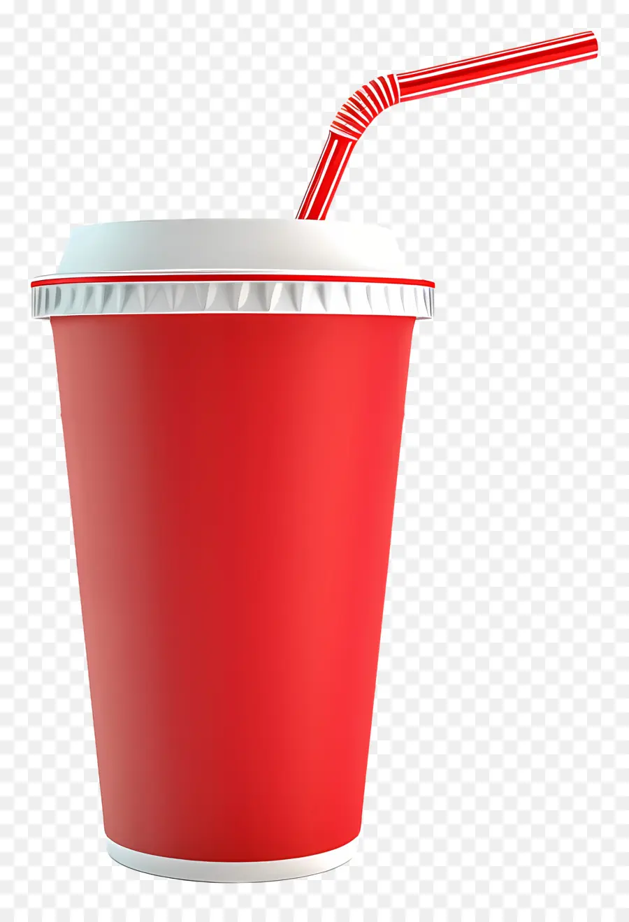 Soda De La Copa，Taza De Papel Rojo PNG