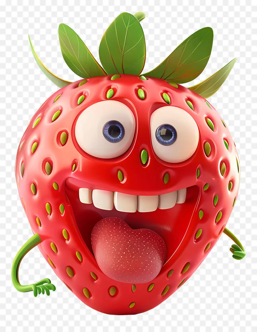 Fruta De Dibujos Animados 3d，Personaje De Dibujos Animados PNG