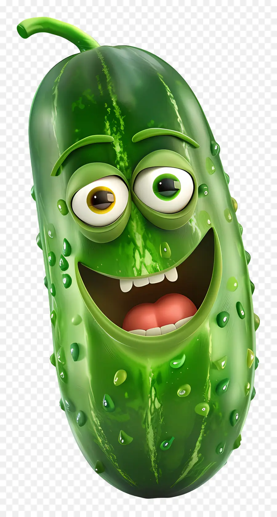 Vegetal De Dibujos Animados 3d，Pepino PNG