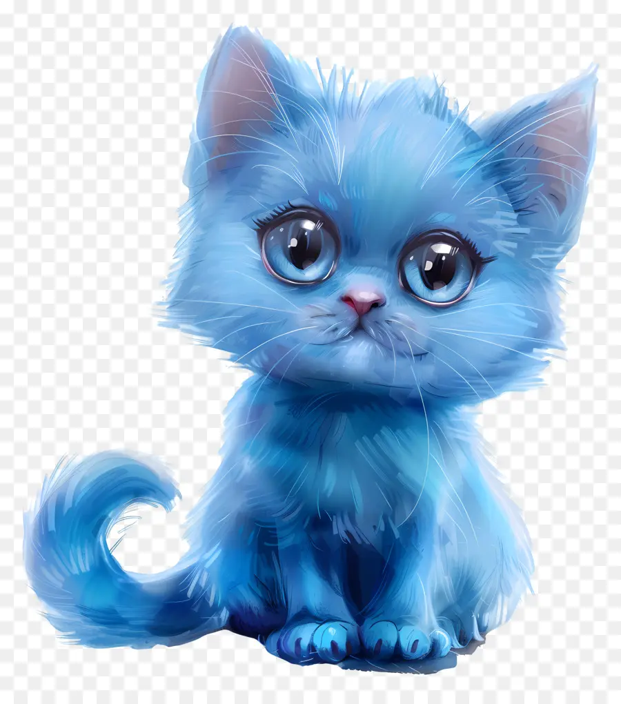 Gato Azul，Gatito Azul PNG