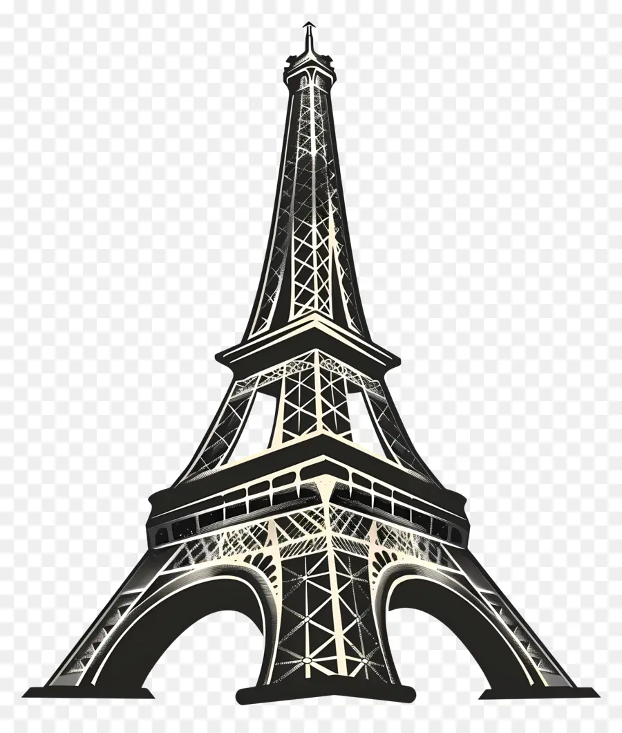 Silueta De La Torre Eiffel，Eiffel PNG