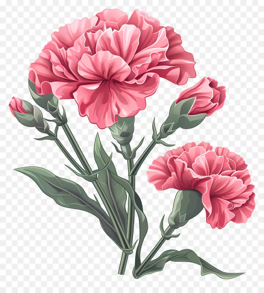 Clavel，Clavel Rosa PNG