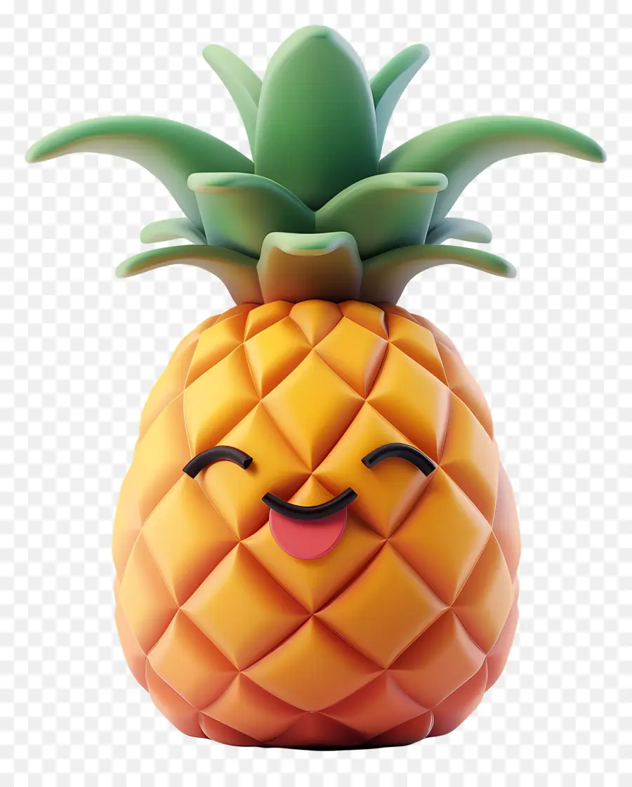 Fruta De Dibujos Animados 3d，Dibujos Animados De Piña PNG