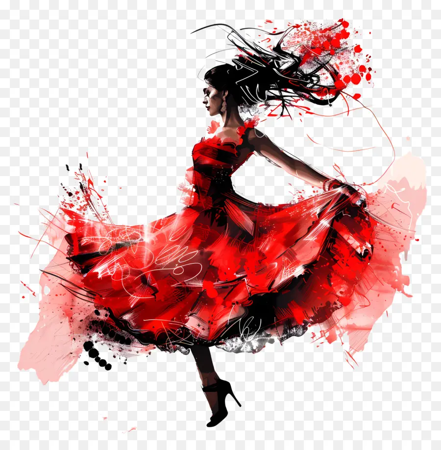 Baile Flamenco，Mujer Bailando PNG