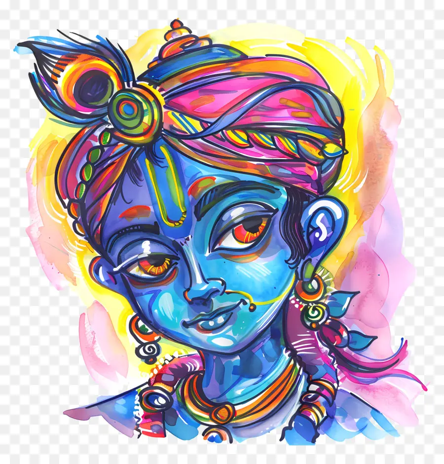 Krishna，India Diosa PNG