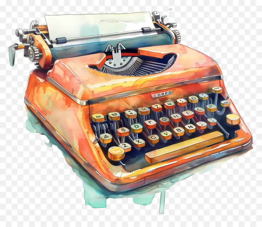 Máquina De Escribir，Máquina De Escribir Vintage PNG