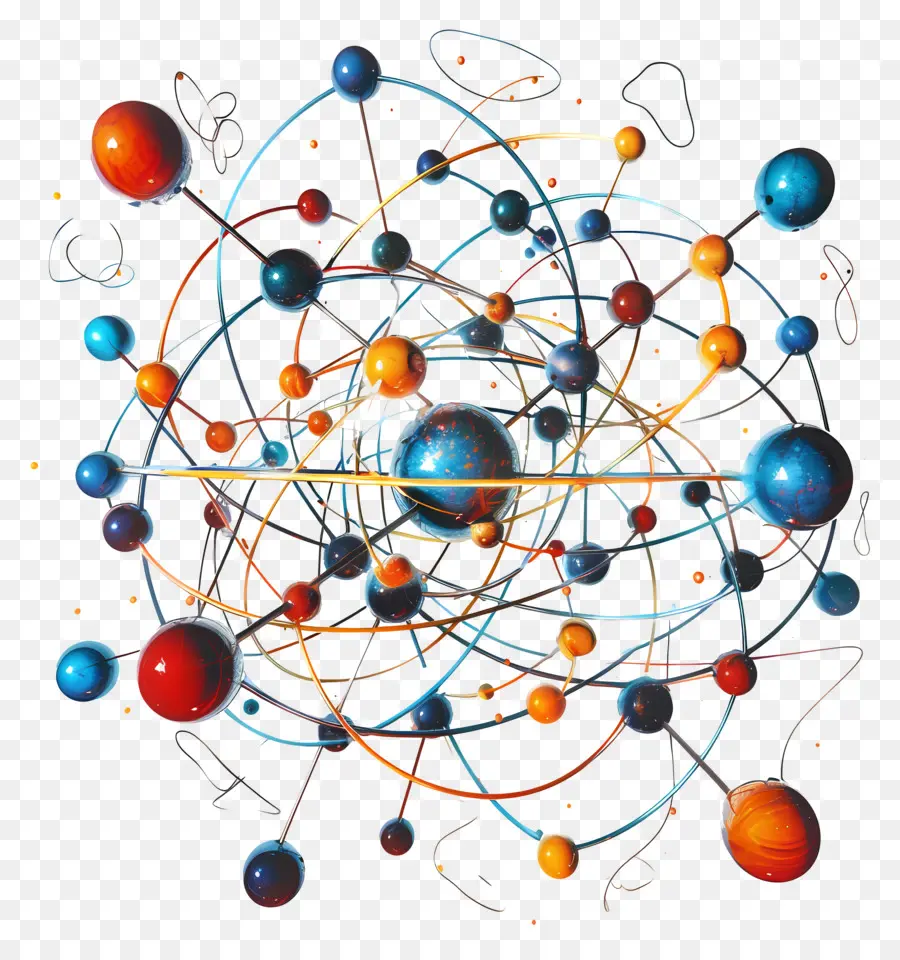 Los átomos，átomo PNG
