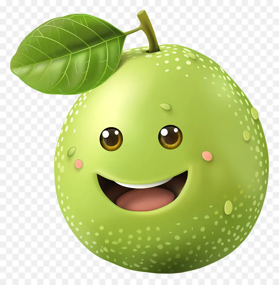 Fruta De Dibujos Animados 3d，Fruta Verde PNG