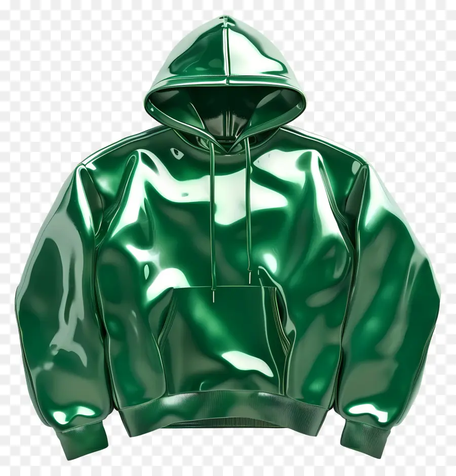 Sudadera Con Capucha，Sudadera Con Capucha Verde PNG