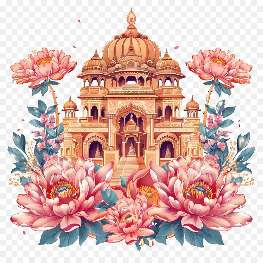 Ram Mandir，La Arquitectura Tradicional PNG