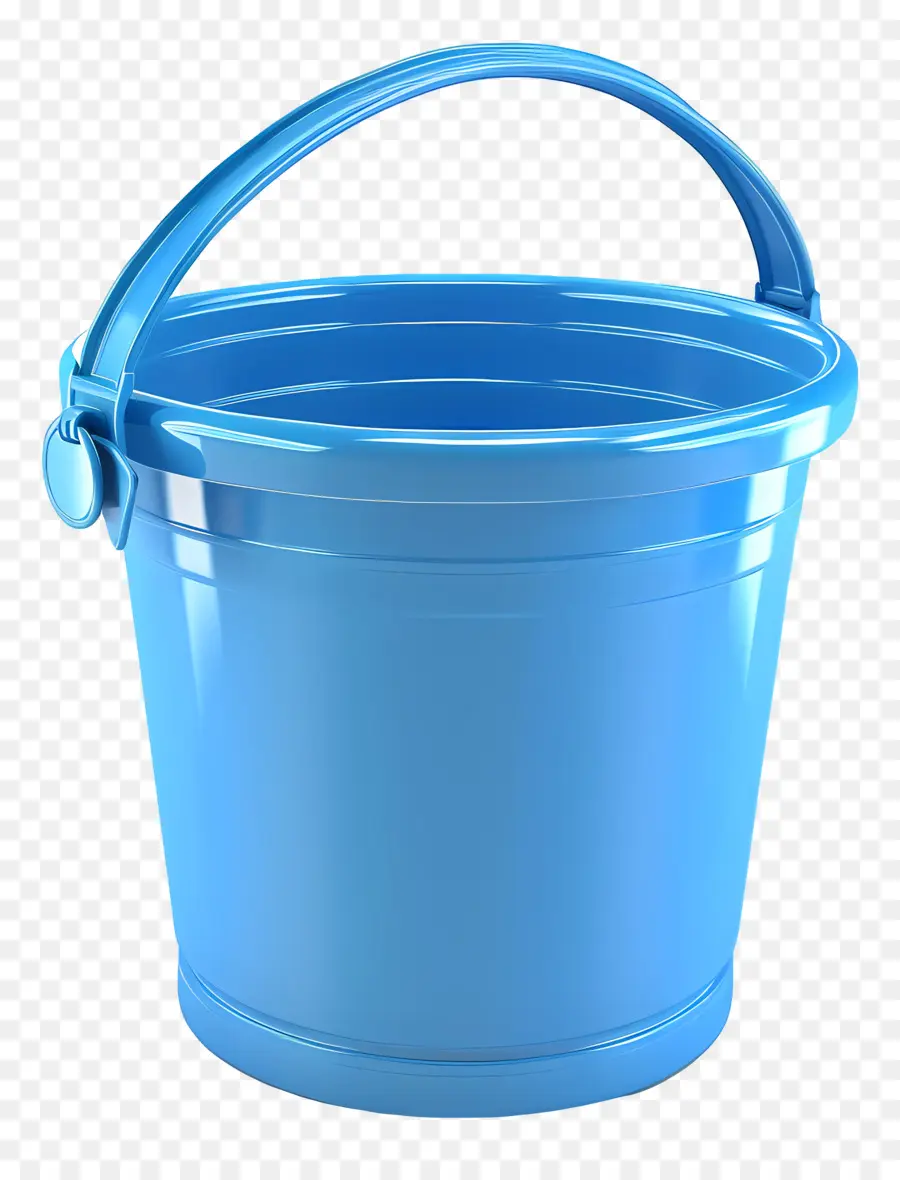 Cubo Azul，Cubo De Plástico Azul PNG