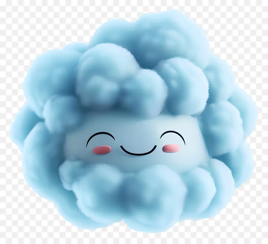 Cartoon Fuzzy，Lindo Nube PNG