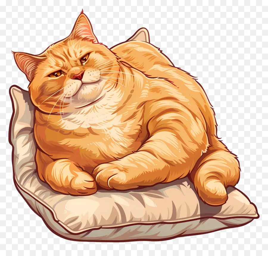 Gato Pelirrojo，Gato Durmiendo PNG