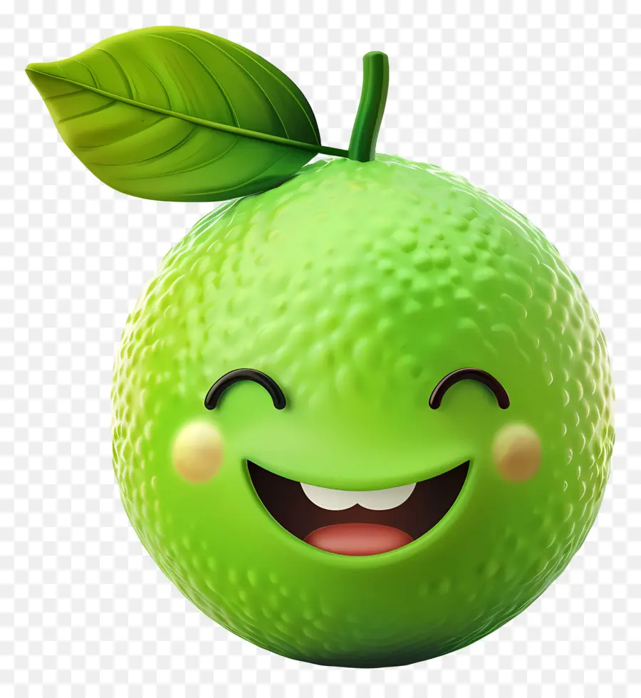 Fruta De Dibujos Animados 3d，Fruta Verde PNG