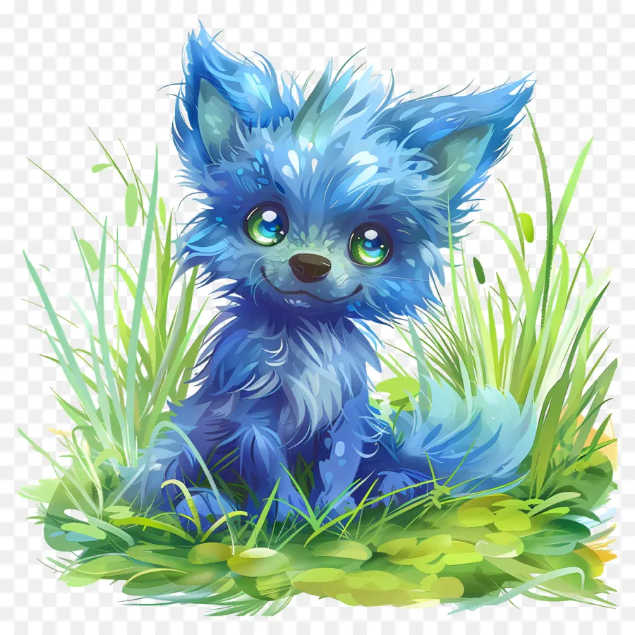 Bluey，Animal Azul Pequeño PNG