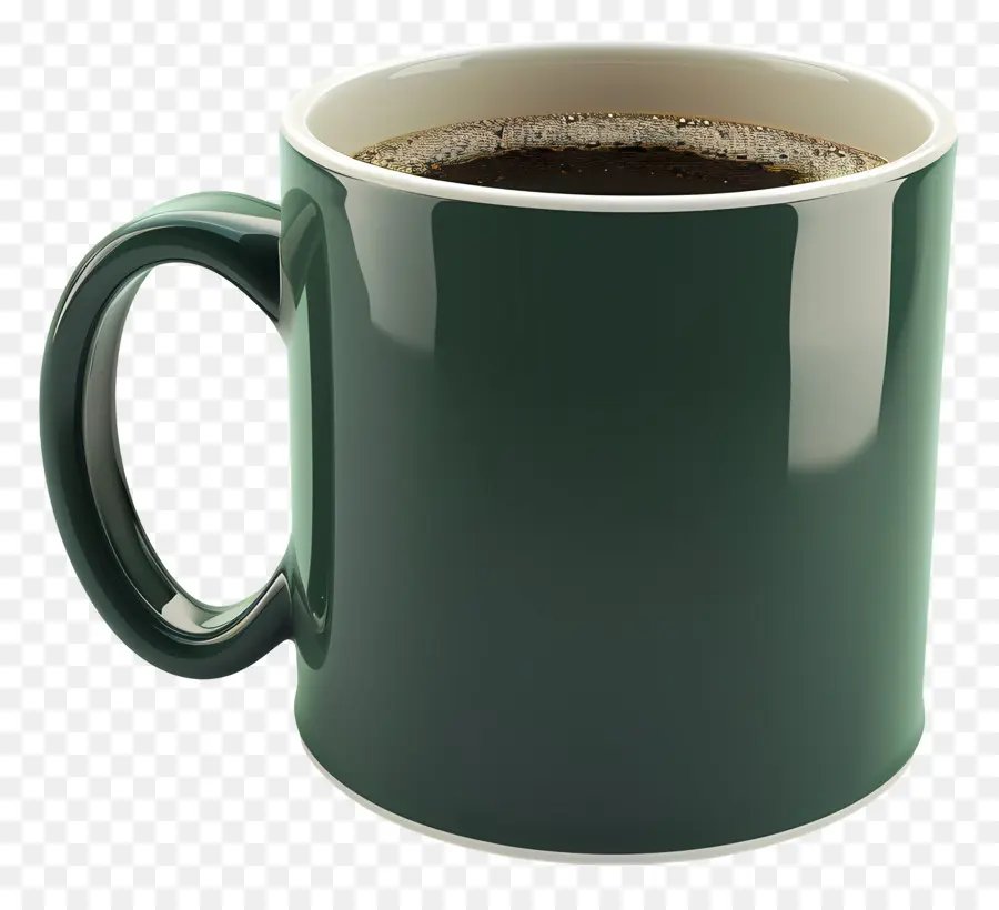 Coffee Taza，Verde Taza PNG