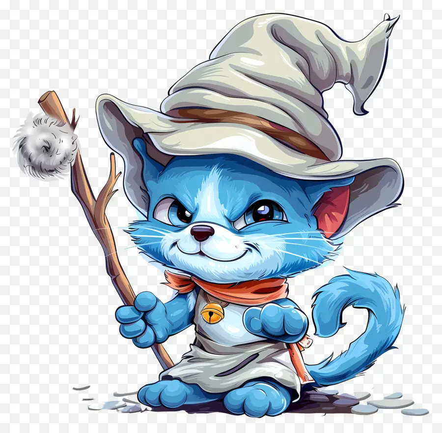 Gato Pitufo，Gato Azul PNG