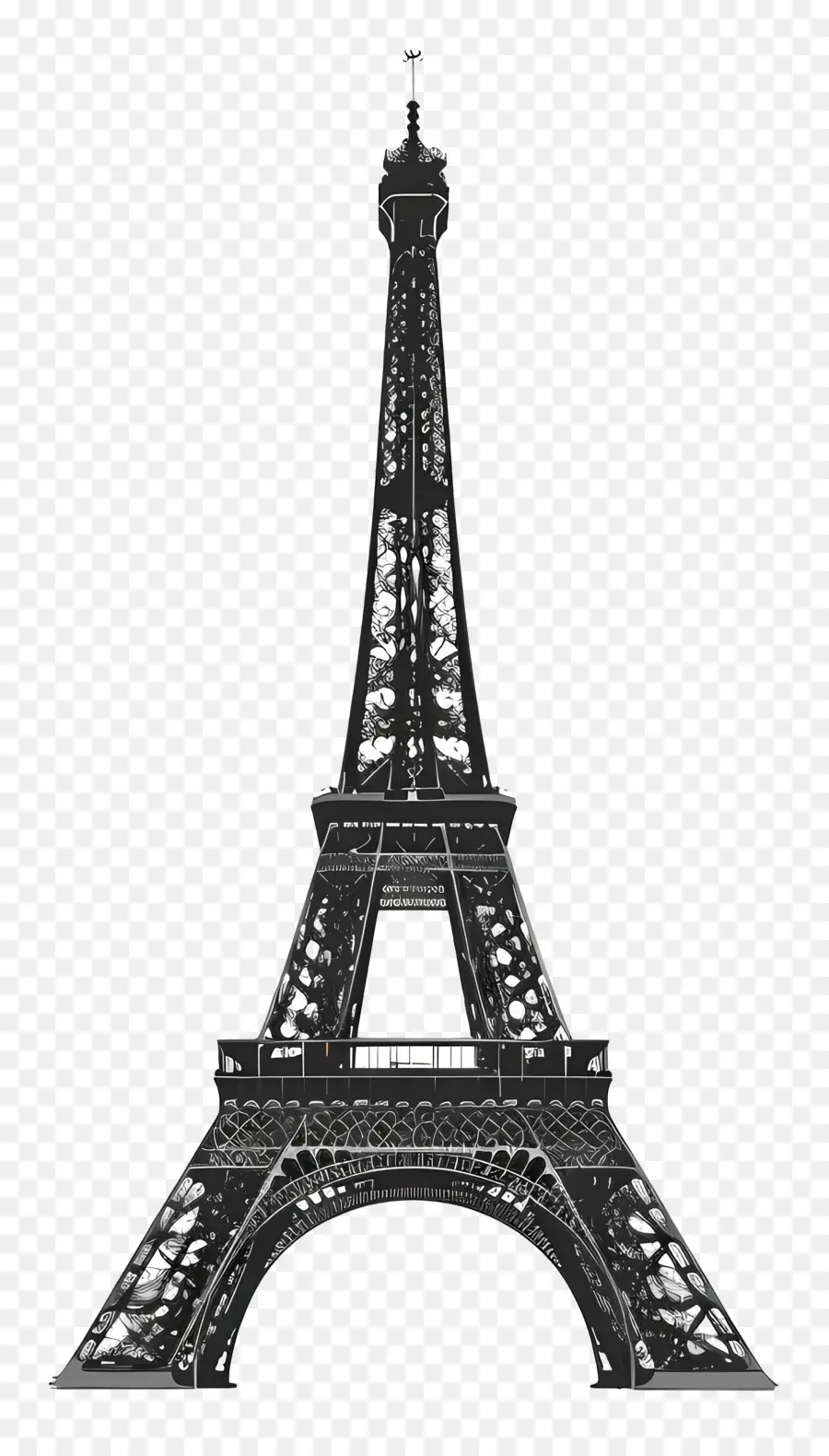 Silueta De La Torre Eiffel，Eiffel PNG