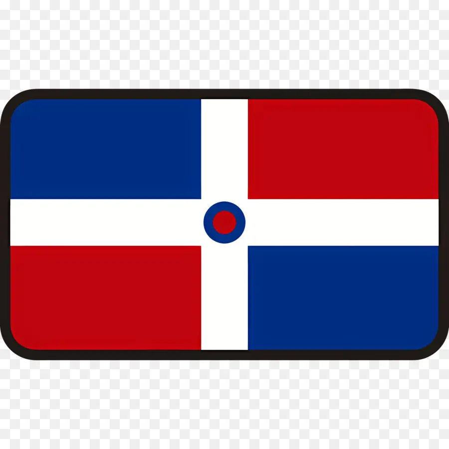 Bandera De República Dominicana，Bandera PNG