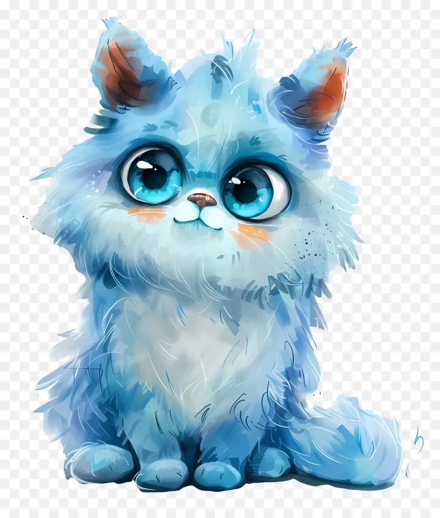 Bluey，Gato Azul PNG