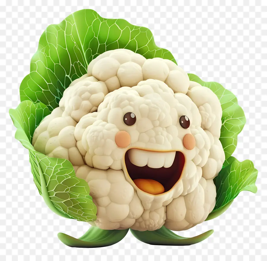 Vegetal De Dibujos Animados 3d，Dibujos Animados De Coliflor PNG