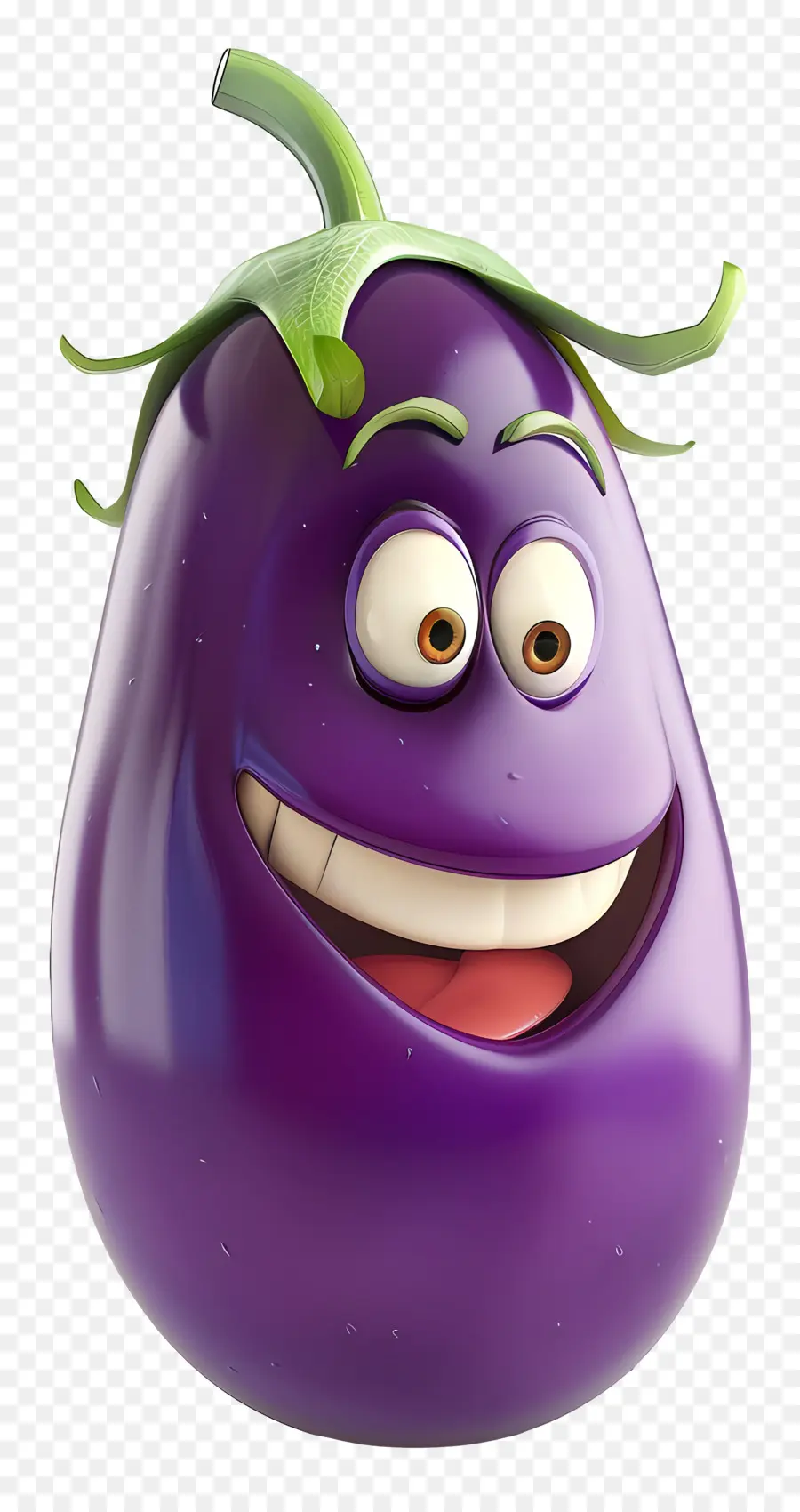 Vegetales De Dibujos Animados 3d，Ciruela PNG