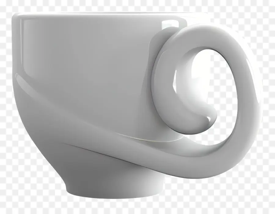 Taza Blanca，Blanco Taza De Cerámica PNG