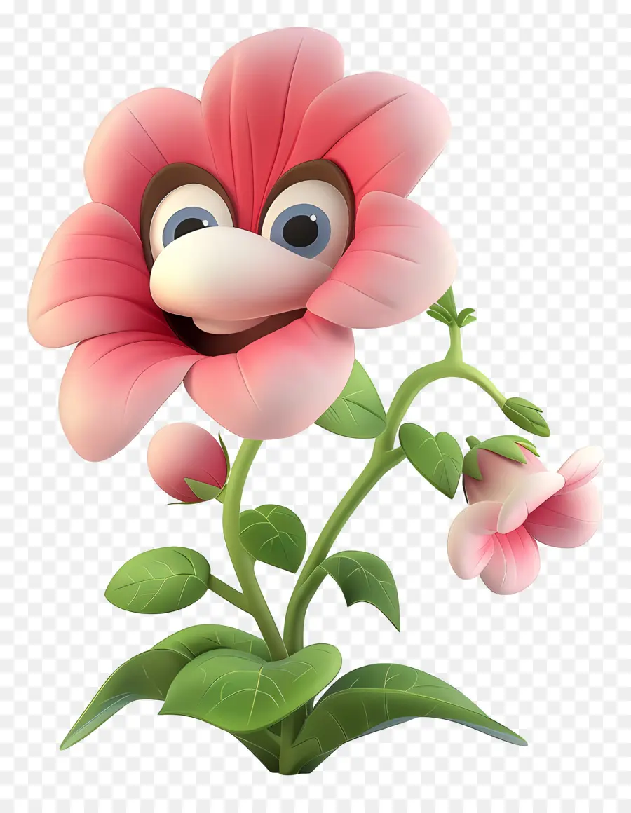 Flores De Dibujos Animados 3d，Cartoon Flower PNG