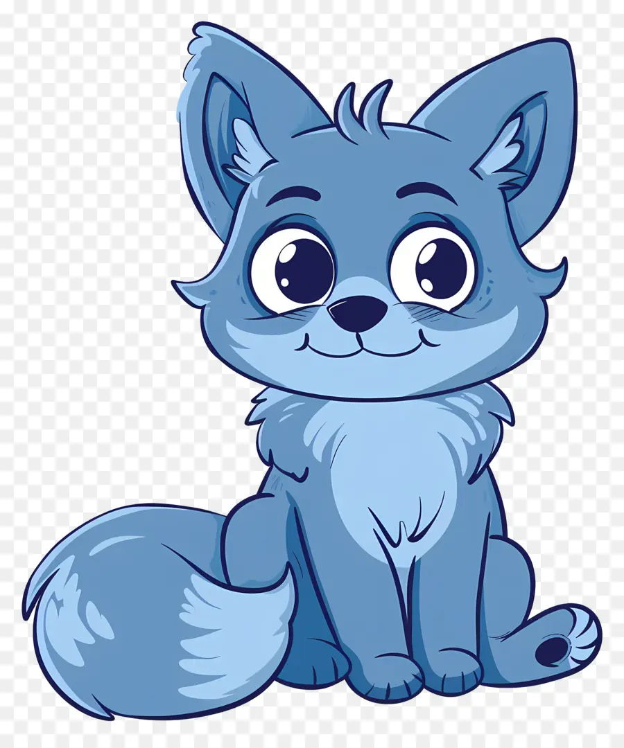 Bluey，Blue Fox PNG