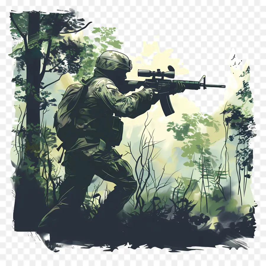 Soldado，Arma PNG